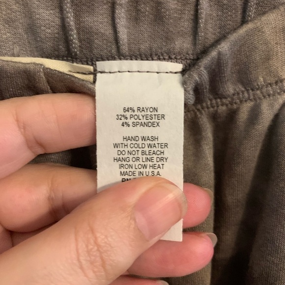 Charcoal/brown Baby French Terry Sweatpants - Picture 12 of 15